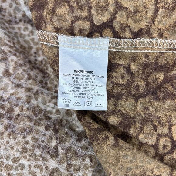 Wrangler Women’s Pearl Snap Embroidered Western Animal Print Shirt size XXL - Picture 11 of 13